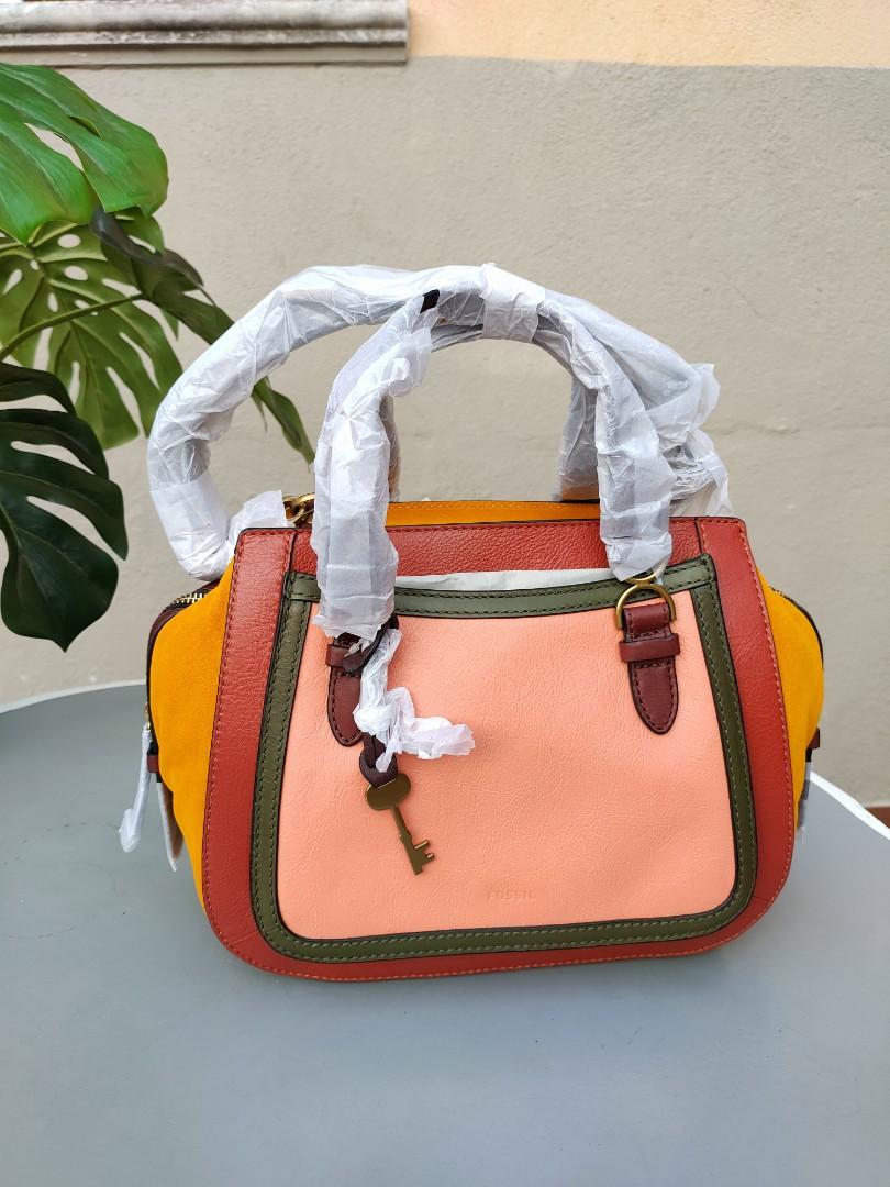 Fossil online satchel brooke