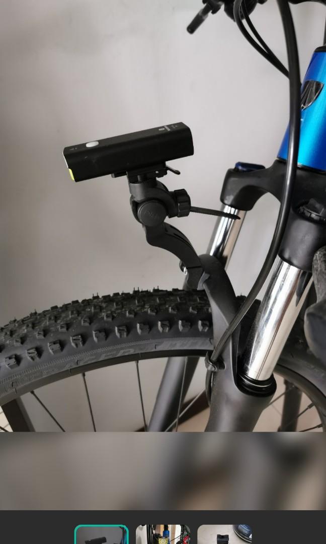 front torch light mount for suspension forks Sports Equipment