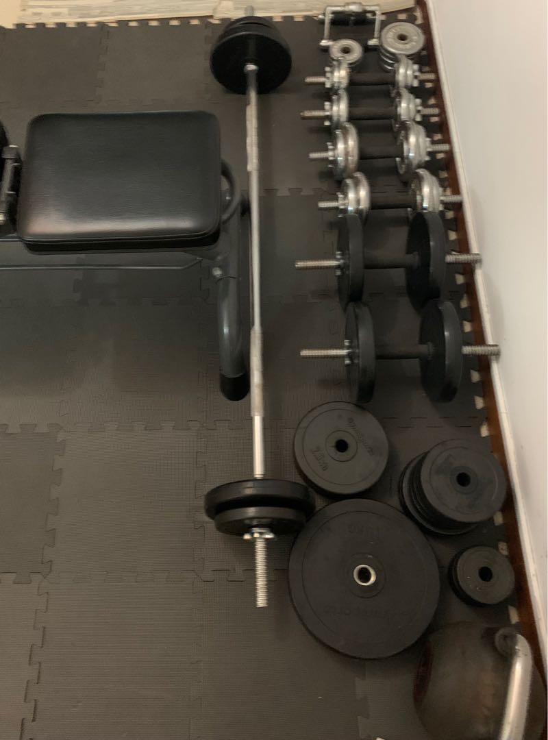 Home gym 2025 set 70 kg
