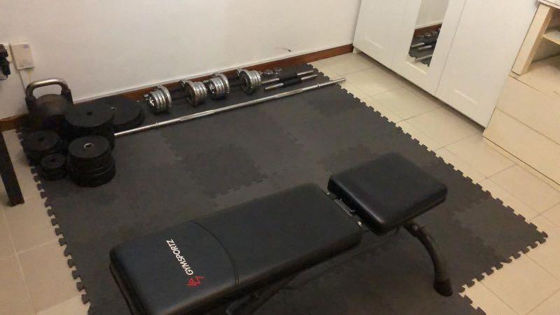 Home gym deals set 70 kg