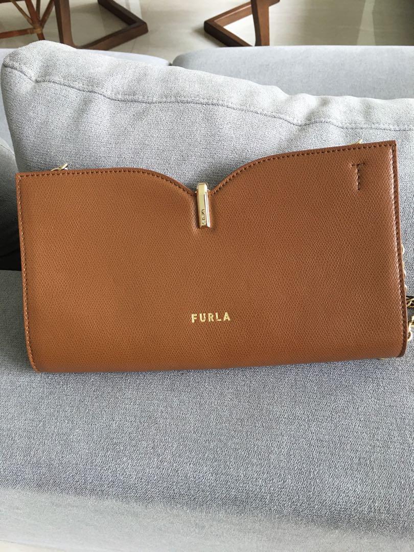furla ribbon pochette