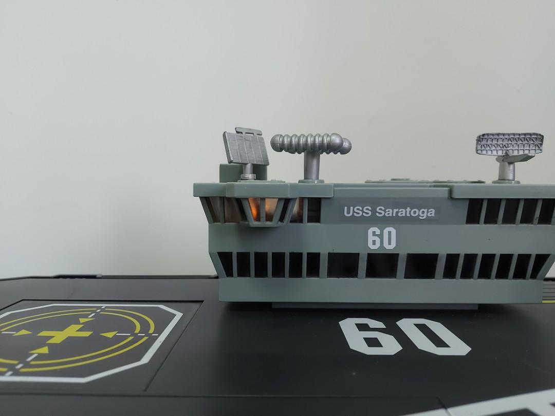GI JOE 2001 USS SARATOGA NAVY MOTORIZED AIRCRAFT Carrier Ship, 玩具 & 遊戲類