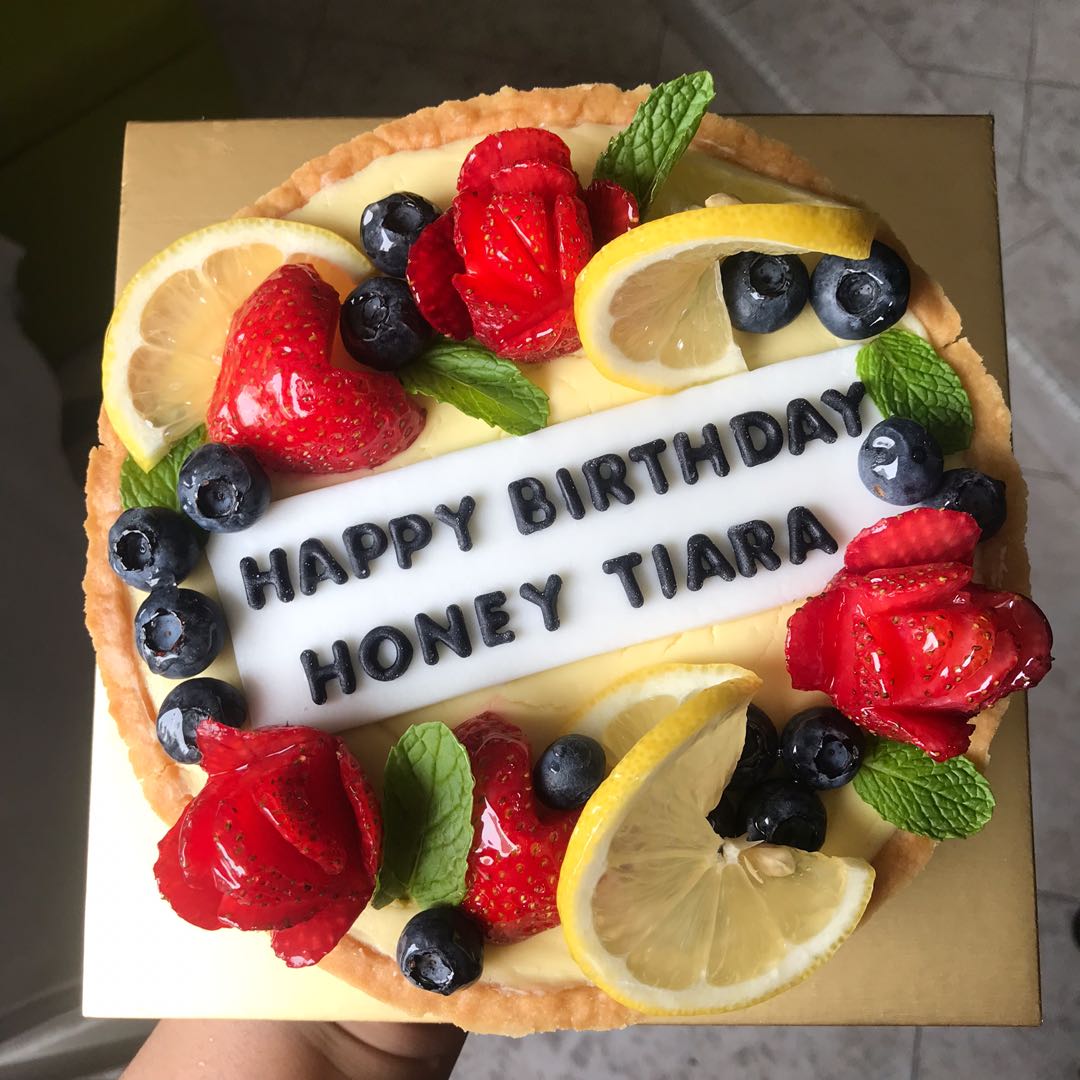 Giant Cheese Tart Food Drinks Homemade Bakes On Carousell