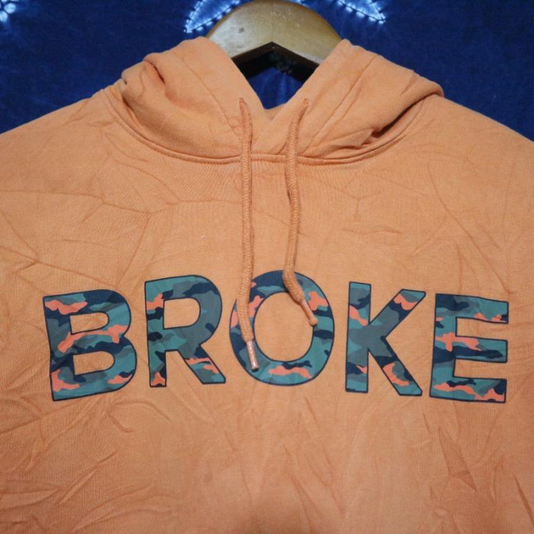 Orange broke hoodie hotsell