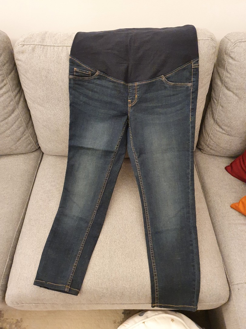 H\u0026M MAMA Super Skinny High Rib Jeans 