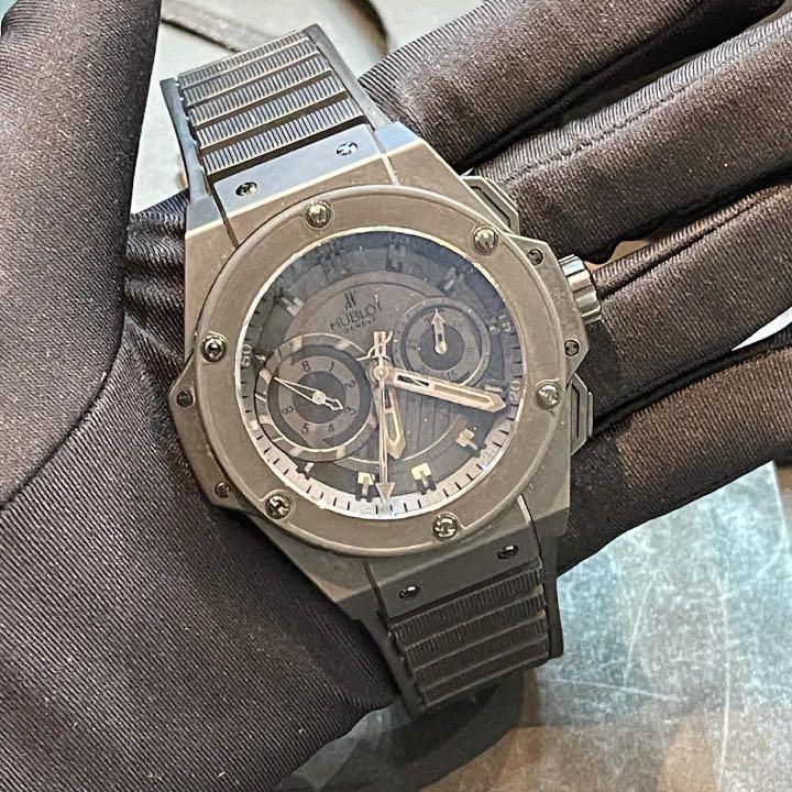 HUBLOT KING POWER (Category: Luxury Watches) located in Taguig. Submitted by aaustriaaa (Listing ID 1099108966, Image 2). Description: HUBLOT KING POWER FOUDROYAN BLACK BIG BANG Limited Edition (500pcs).