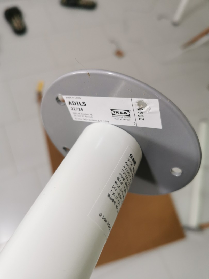 Ikea table legs (white), TV & Home Appliances, Other Home Appliances on