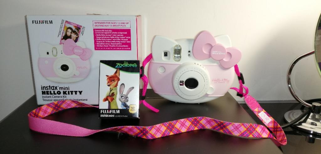 日本Instax mini SANRIO Hello Kitty 富士即影即有相機+ 1 盒相紙(10枚