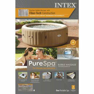 Intex purespa inflatable hot tub jacuzzi