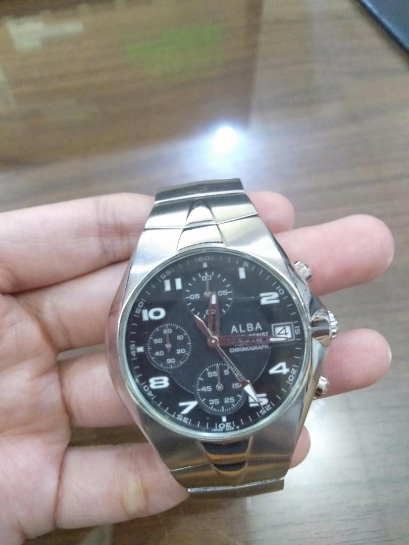 Jam Tangan Alba Original Fesyen Pria Jam Tangan Di Carousell