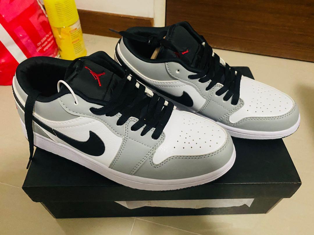 Jordan 1 Low “Light Smoke Grey “, Men�s Fashion, Footwear