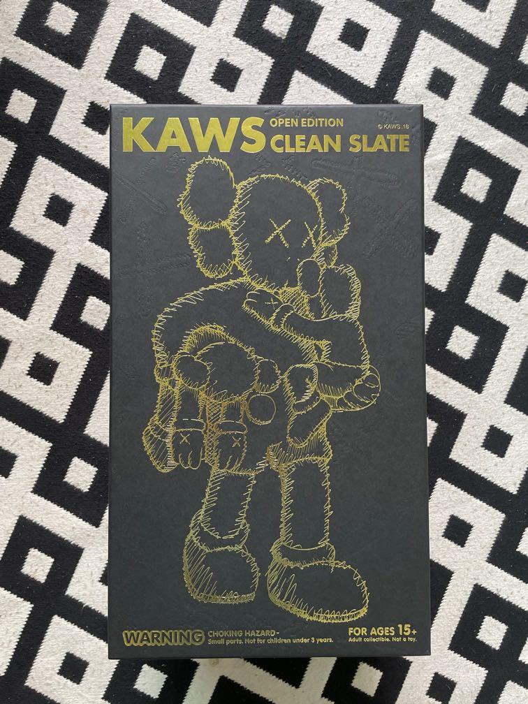 KAWS Clean Slate (Black) (Category: Designer & Blind Box Toys) located in Pasig City. Submitted by thegentlemangeek (Listing ID 1099158922, Image 1). Description: Authentic KAWS Clean Slate Open Edition - mint in box - never been displayed - opened only for inspection and photos Rare KAWS figure. A must-have in any modern art toy collection..