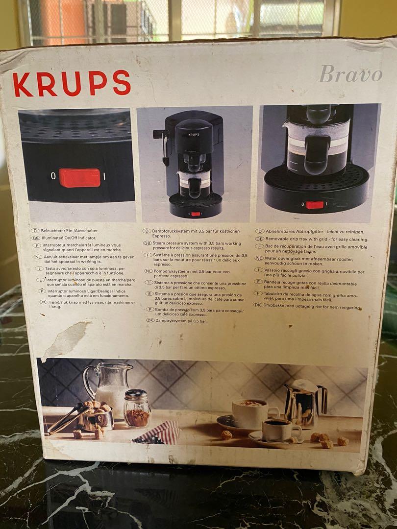Krups Espresso Bravo Coffee Machine & Cappuccino Maker, TV & Home