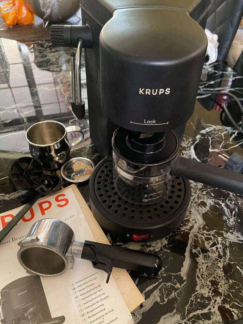 Krups Espresso Bravo Coffee Machine & Cappuccino Maker, TV & Home