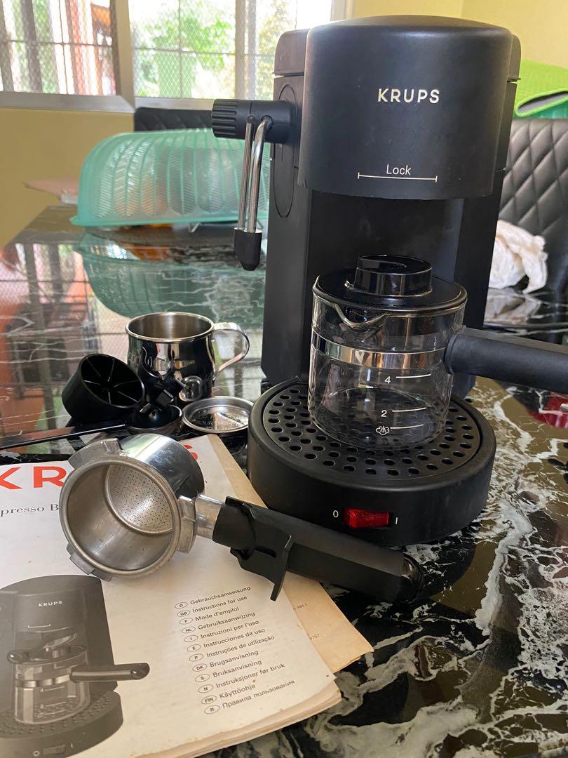 Krups Espresso Bravo Coffee Machine & Cappuccino Maker, TV & Home