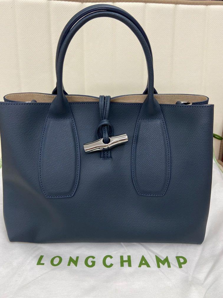 longchamp roseau pilot blue