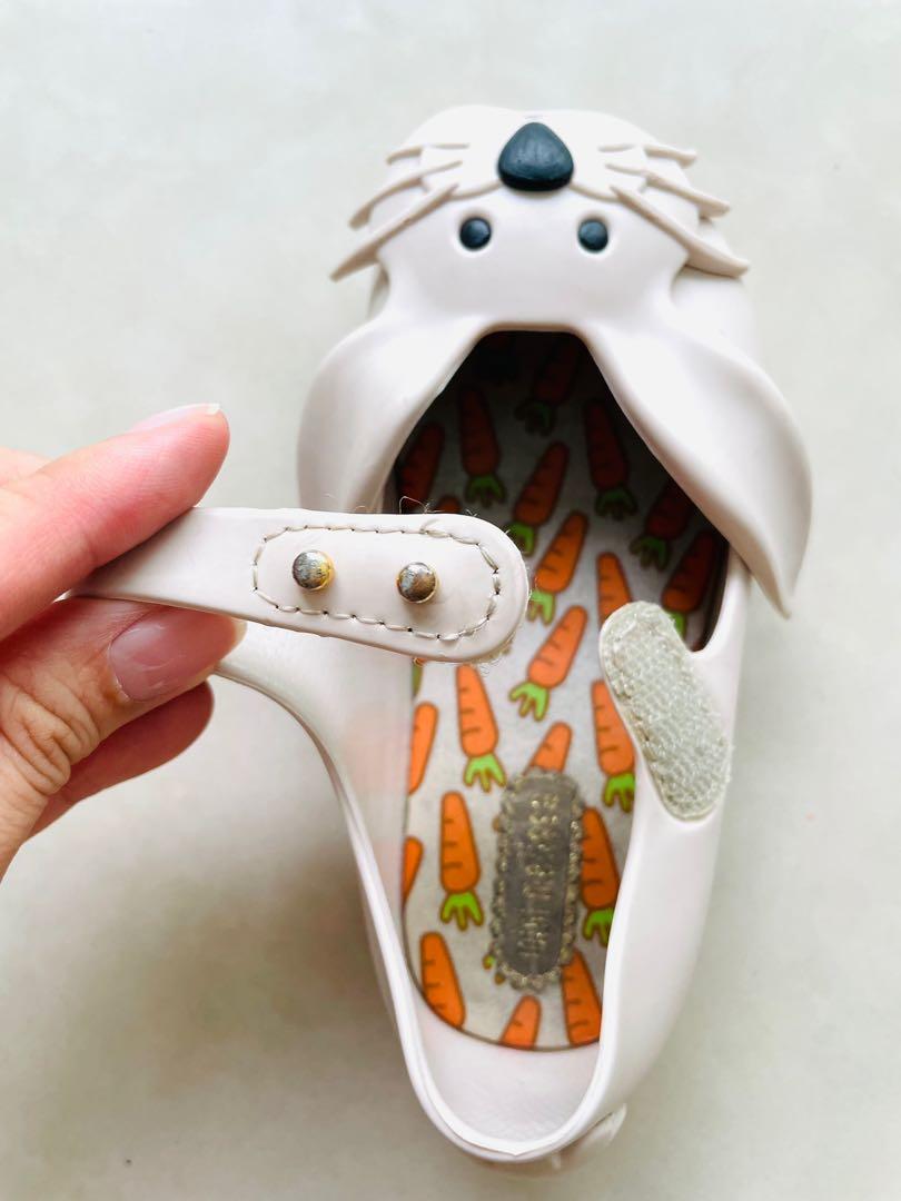 Mini Melissa Shoes kids rabbit design size US 7 EU 22 23 Babies Kids Babies Kids Fashion on Carousell