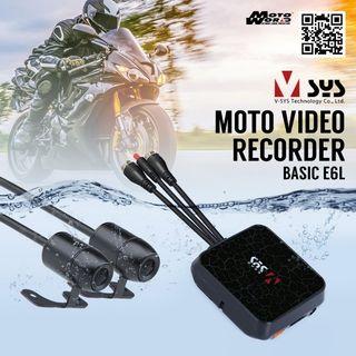 Motorcycle Dashcam VSYS Moto Video Recorder Basic E6L (Safety Camera Front and Back) (labour charge not included +60)
