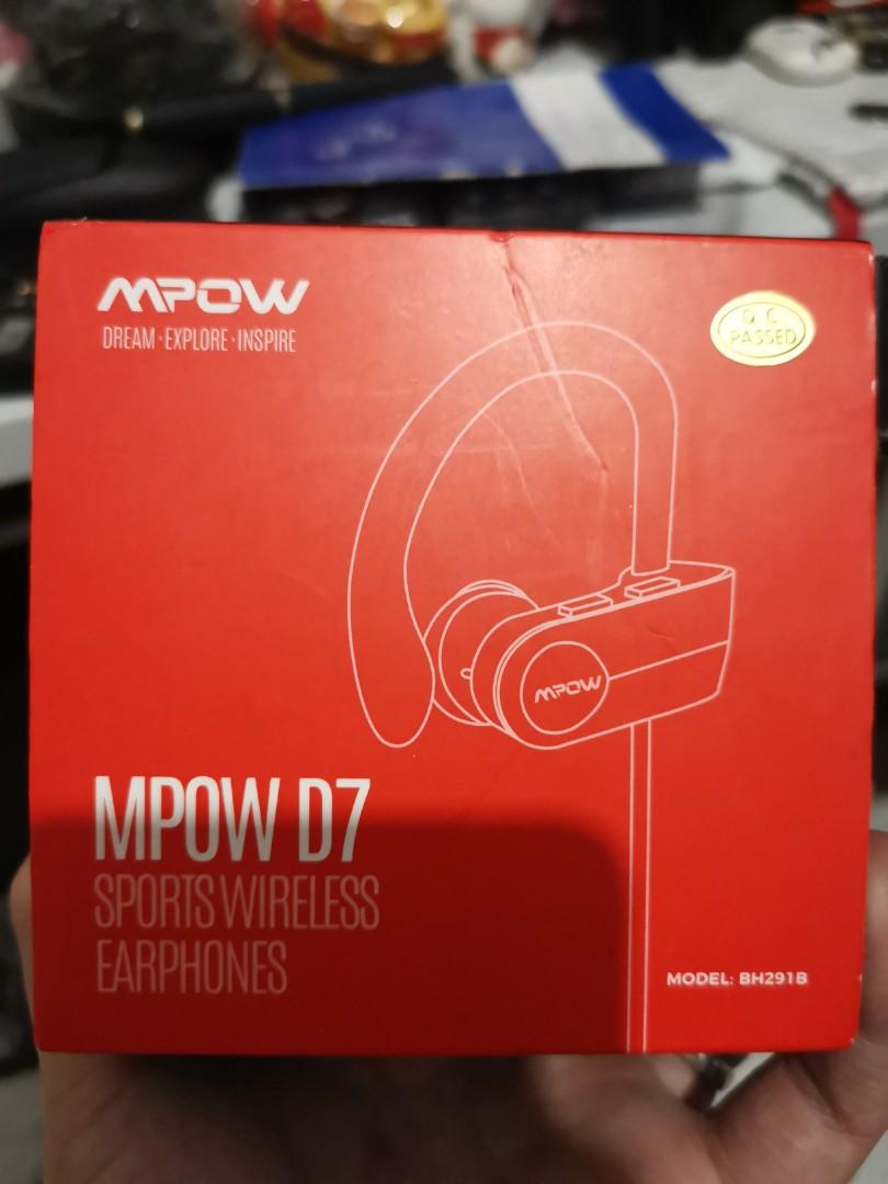 MPOW D7 SPORTS WIRELESS EARPHONES Audio Earphones on Carousell