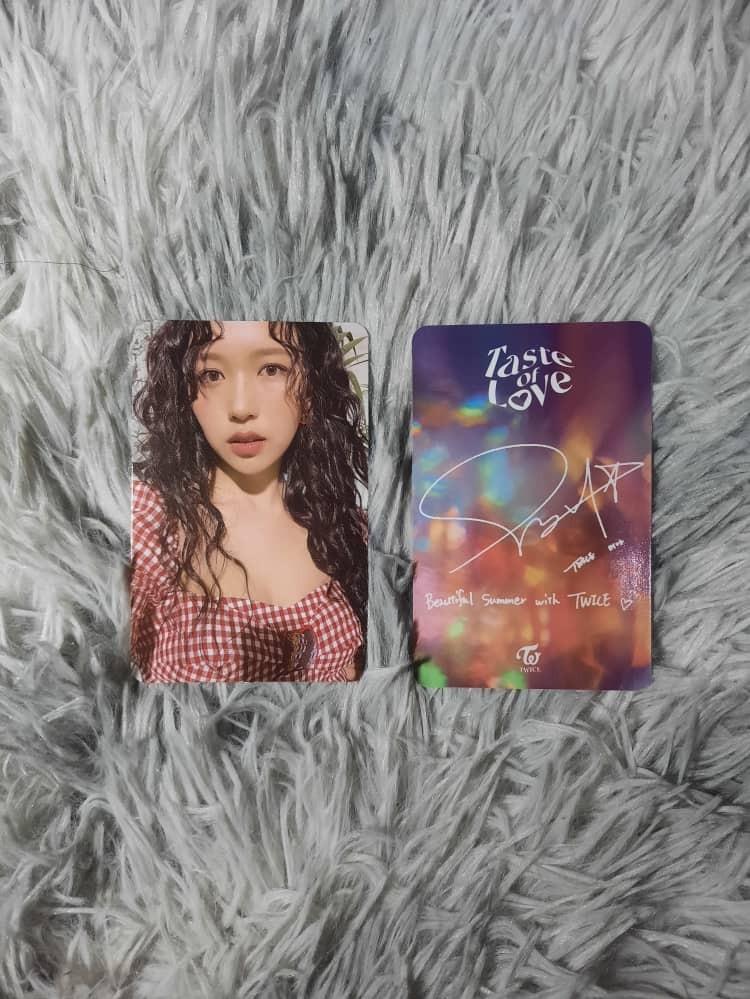Mina Twice Photocard Taste Of Love Hobbies Toys Collectibles Memorabilia K Wave On Carousell