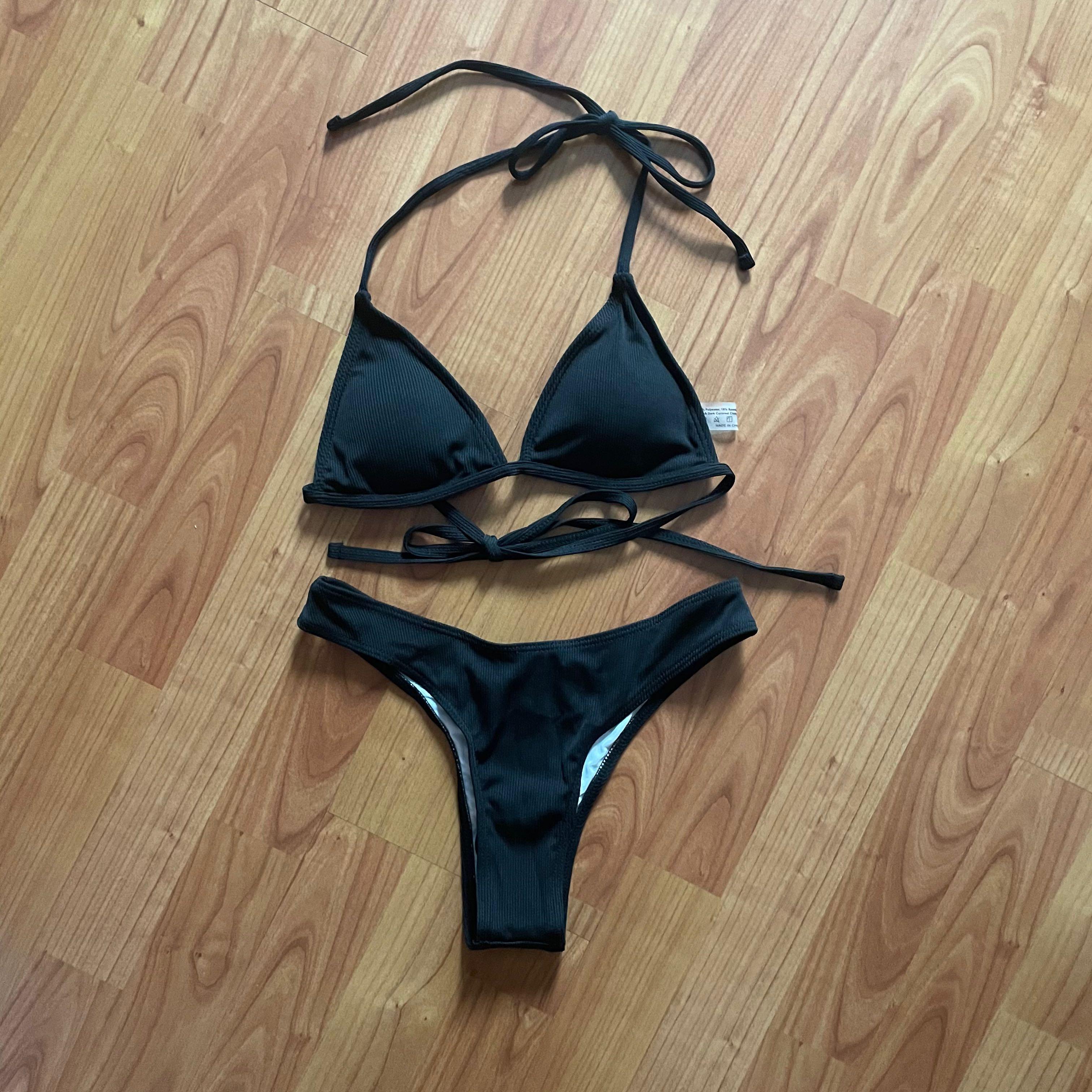 Halter neck triangle bikini Clearance