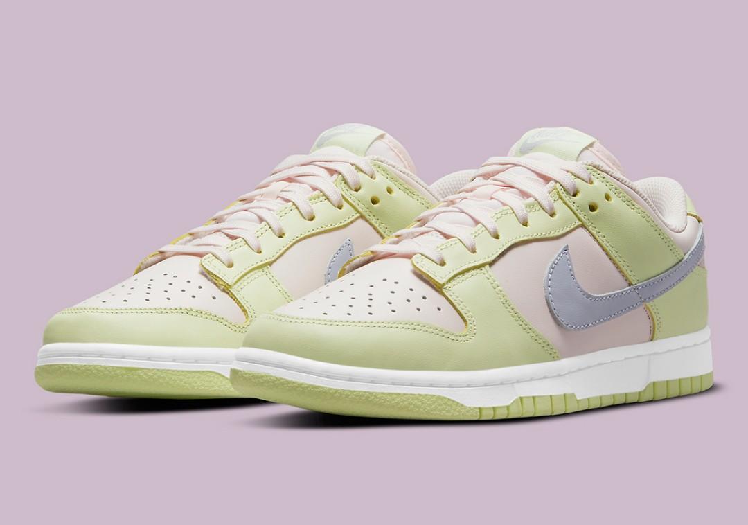 Nike dunk low womens lime ice US8W/US6.5M DD1503-600 light soft pink ghost  lime ice white, Men's Fashion, Footwear, Sneakers on Carousell