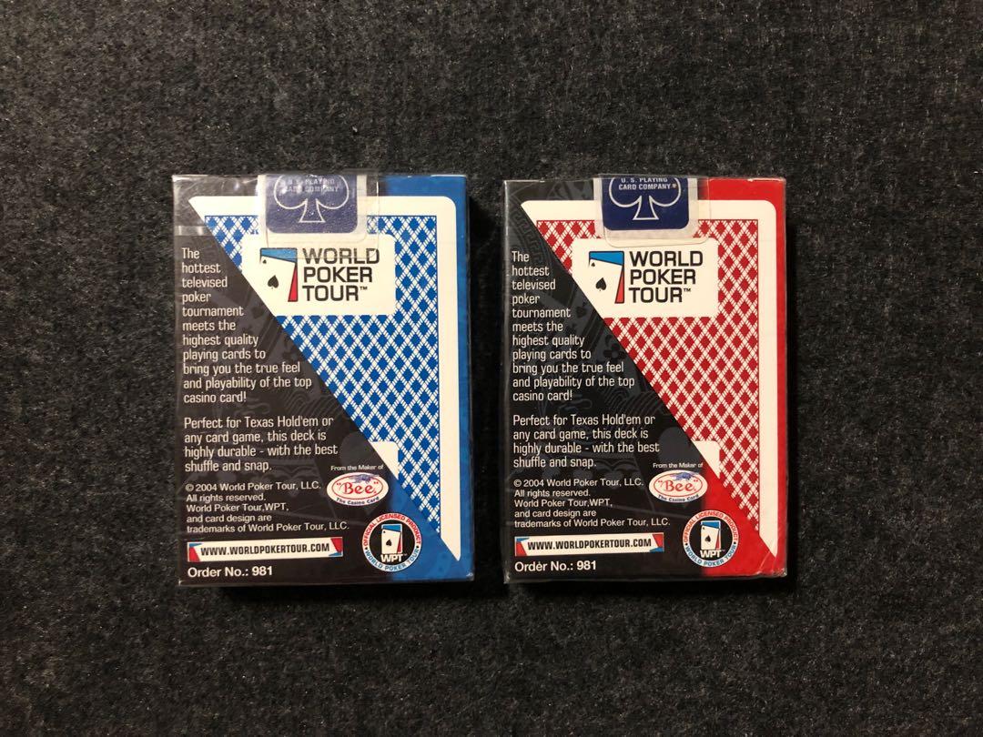 Ohio.] Bee WPT Playing Cards Set (Blue Seal), 興趣及遊戲, 手作