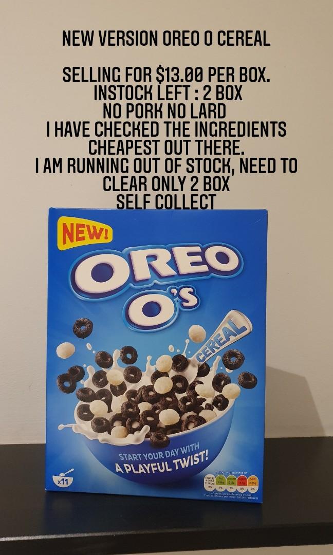 Oreo O cereal ( No Pork No Lard), Food & Drinks, Packaged & Instant