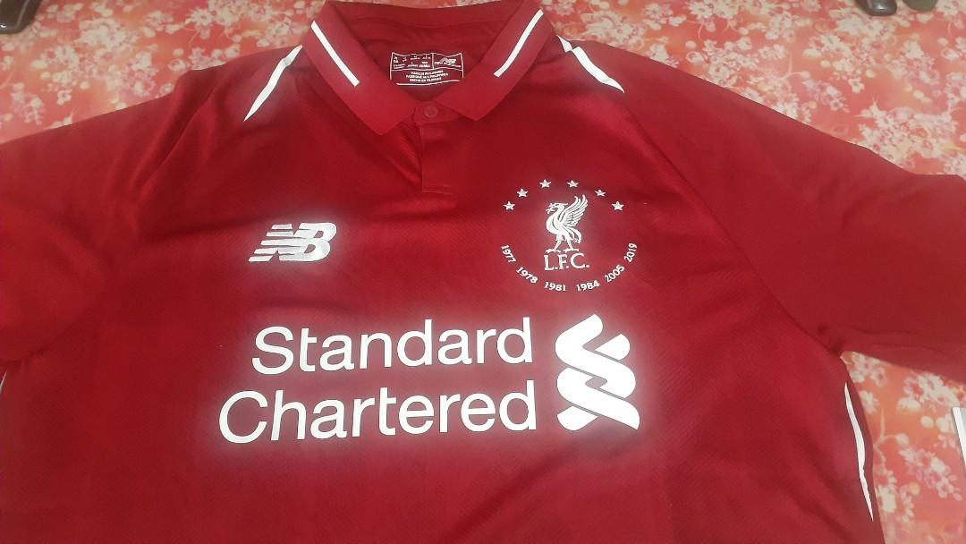 Liverpool 6 hot sale star jersey