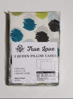Pillowcases 100% cotton printed size queen