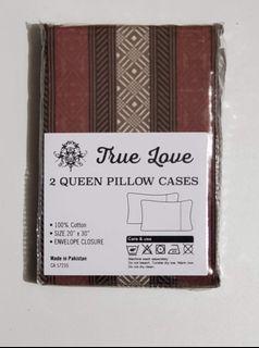 Pillowcases printed patterns 100% Cotton size Queen New