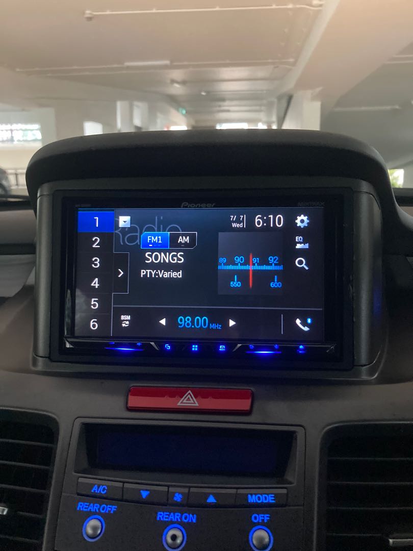 Pioneer AVHZ5050BT head unit with amplifier, steering car control and