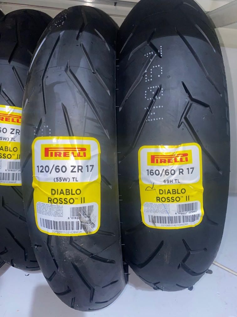 Pirelli Diablo Rosso 2 Motorcycle Tyres Motorcycles Motorcycle Accessories On Carousell