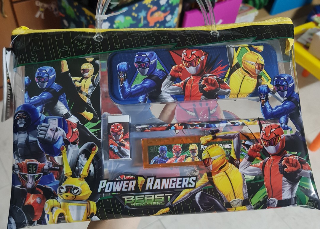 Power Rangers School Supply Set with Pencil Case and Stationary