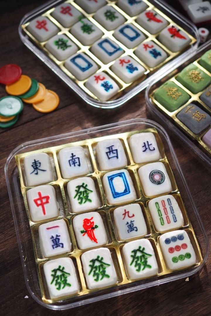 Pre order Mahjong Snowskin Mooncakes, Food & Drinks, Homemade Bakes on