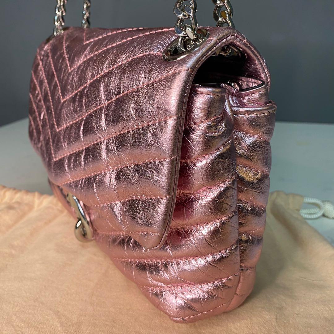 Rebecca minkoff metallic bag clearance