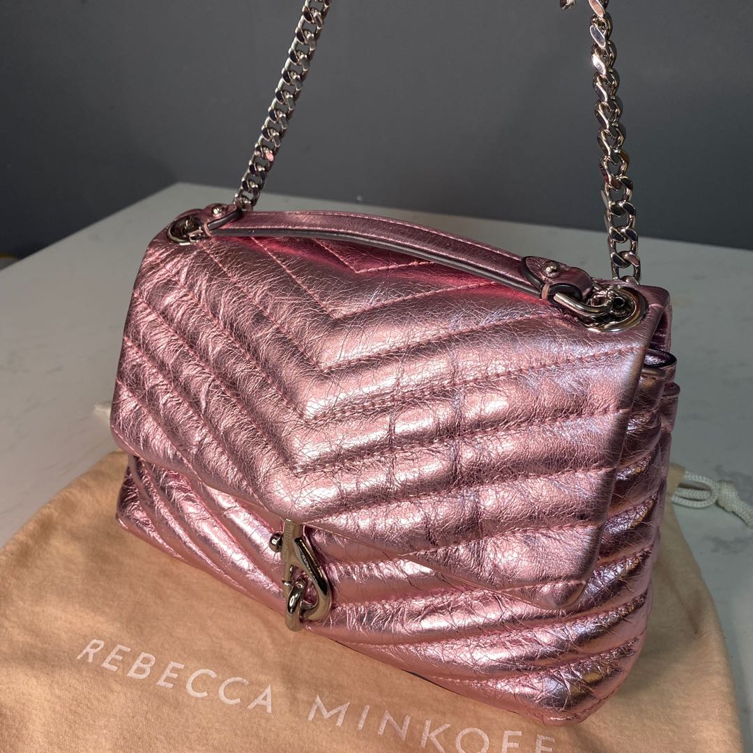 Rebecca Minkoff Edie Metallic Leather Bag