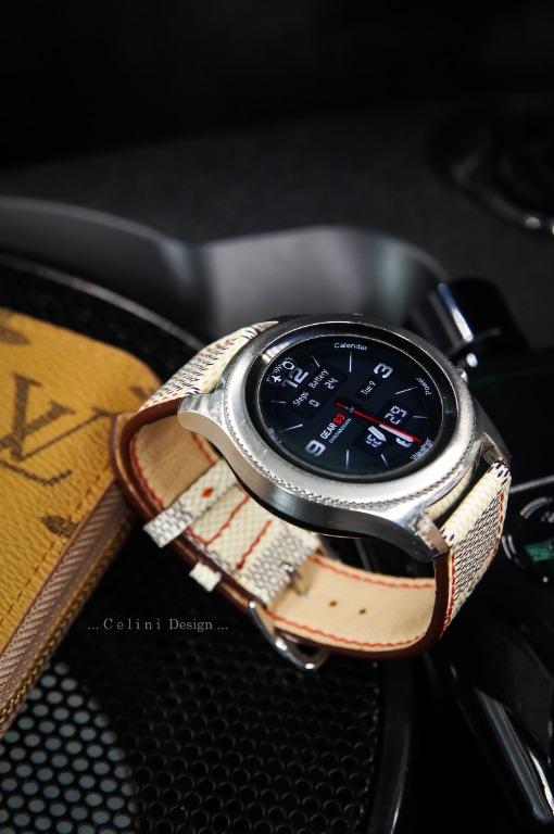 Repurposed LV Watch Band For Samsung Watch