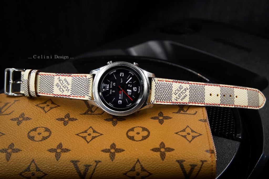 Repurposed LV Watch Band For Samsung Watch