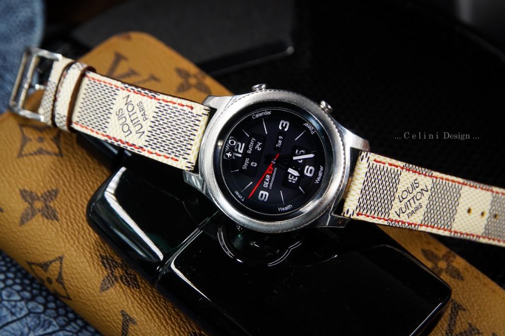 Repurposed LV Watch Band For Samsung Watch