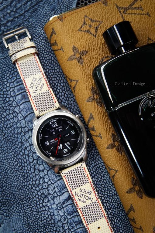 Repurposed LV Watch Band For Samsung Watch