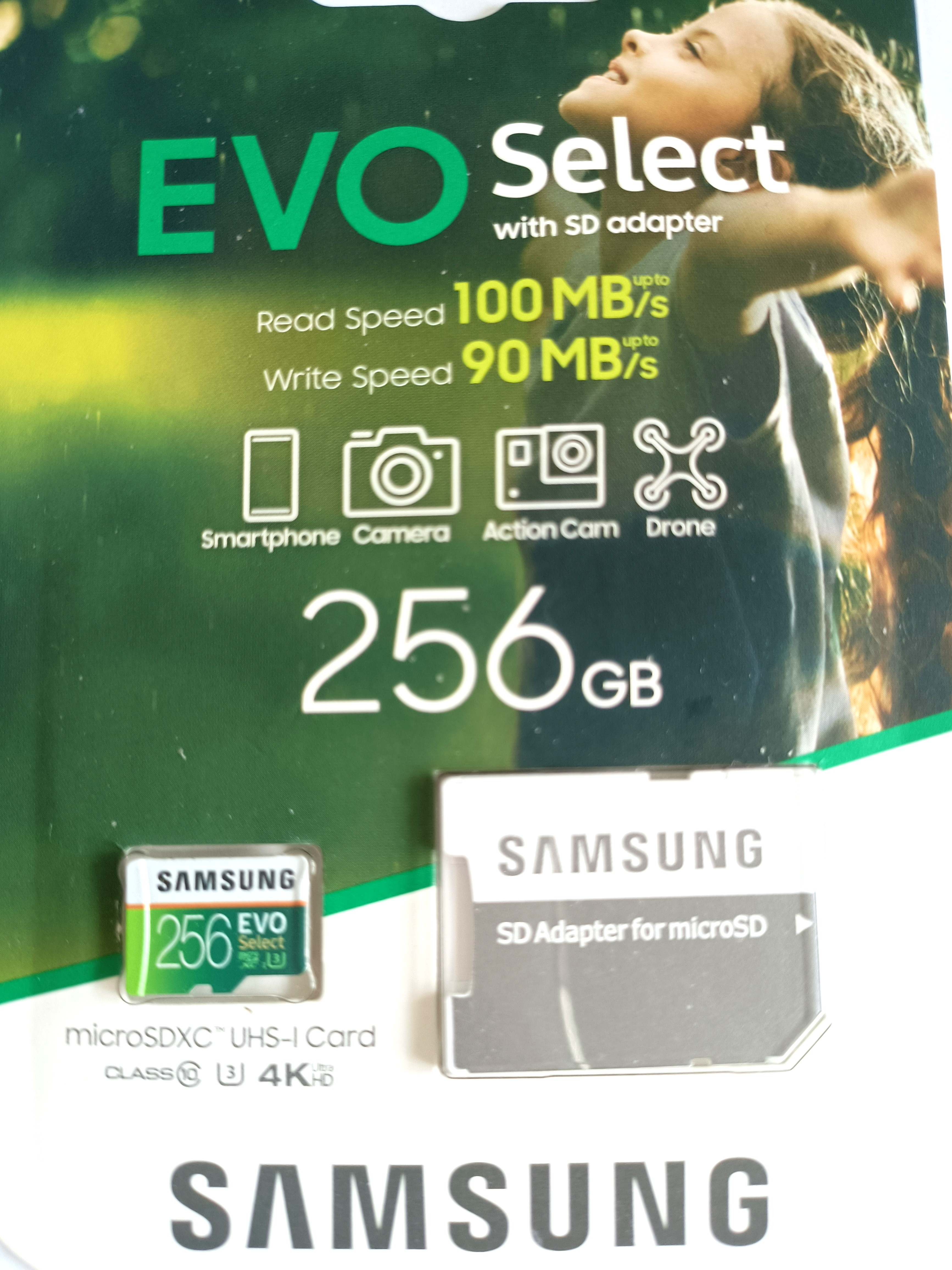 Samsung evo select 256 on sale