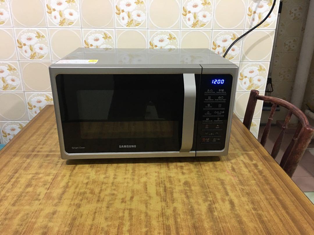 Samsung MC28H5015AS Combi, Grill Convection Microwave Oven 28 Litre, TV & Home Appliances