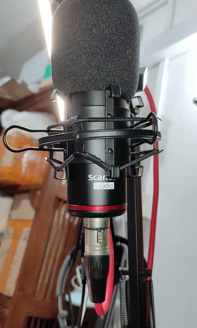 Scarlett CM25 MKIII Condenser microphone, Audio, Microphones on Carousell