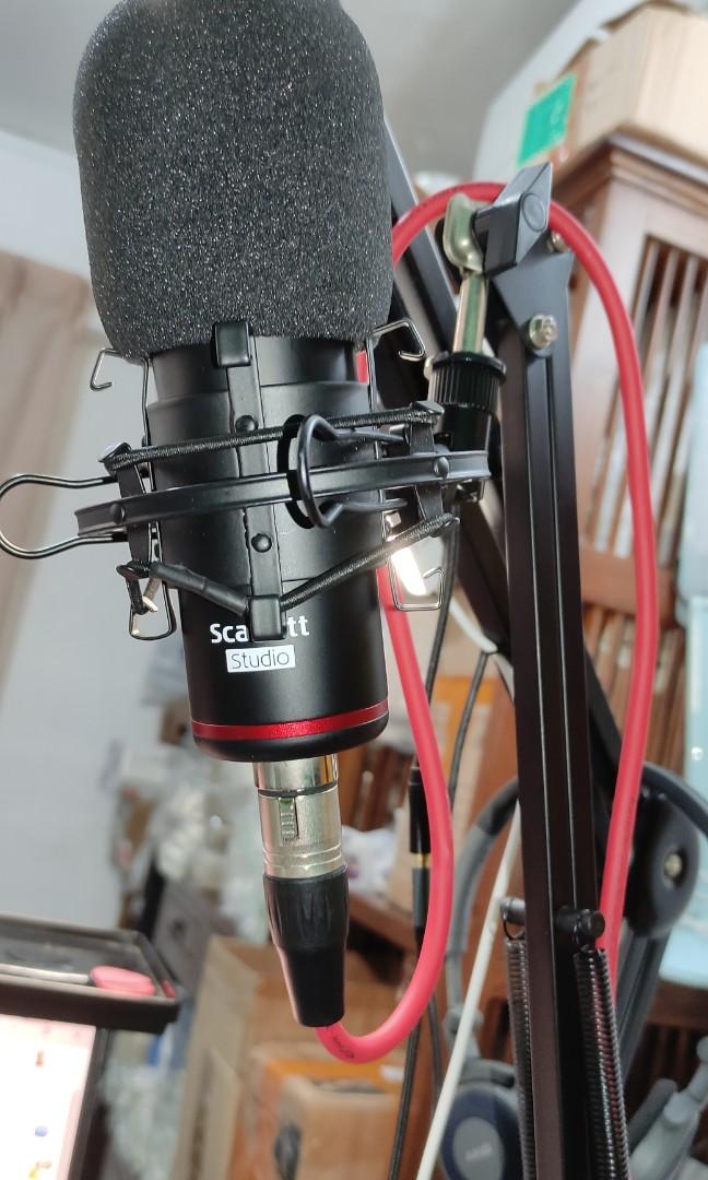 Scarlett CM25 MKIII Condenser microphone, Audio, Microphones on Carousell