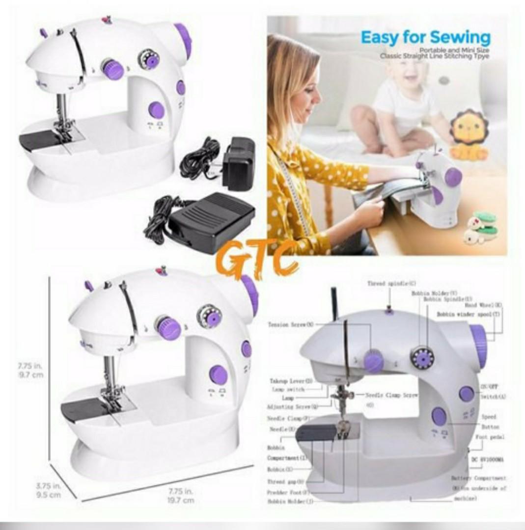  Sewing Machine Mini Sewing Machine - Mini Handheld Sewing  Machines Dual Speed Double Thread Multifunction EU/US/UK Electric Automatic  Tread Rewind Sewing Machine - Handheld Sewing Machine