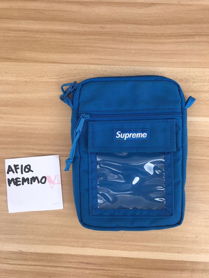 SS19 Supreme Utility Pouch Royal Men s Fashion Bags Sling