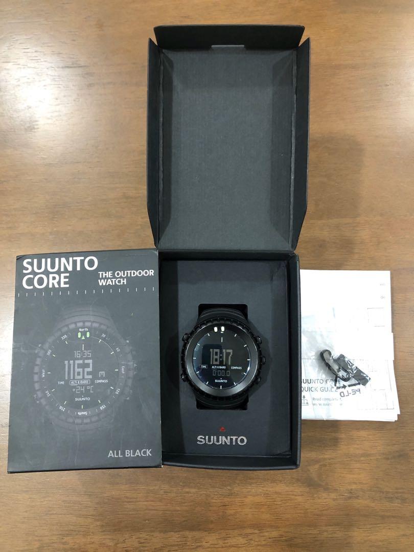 SUUNTO CORE ALL BLACK USED Men s Fashion Watches Accessories