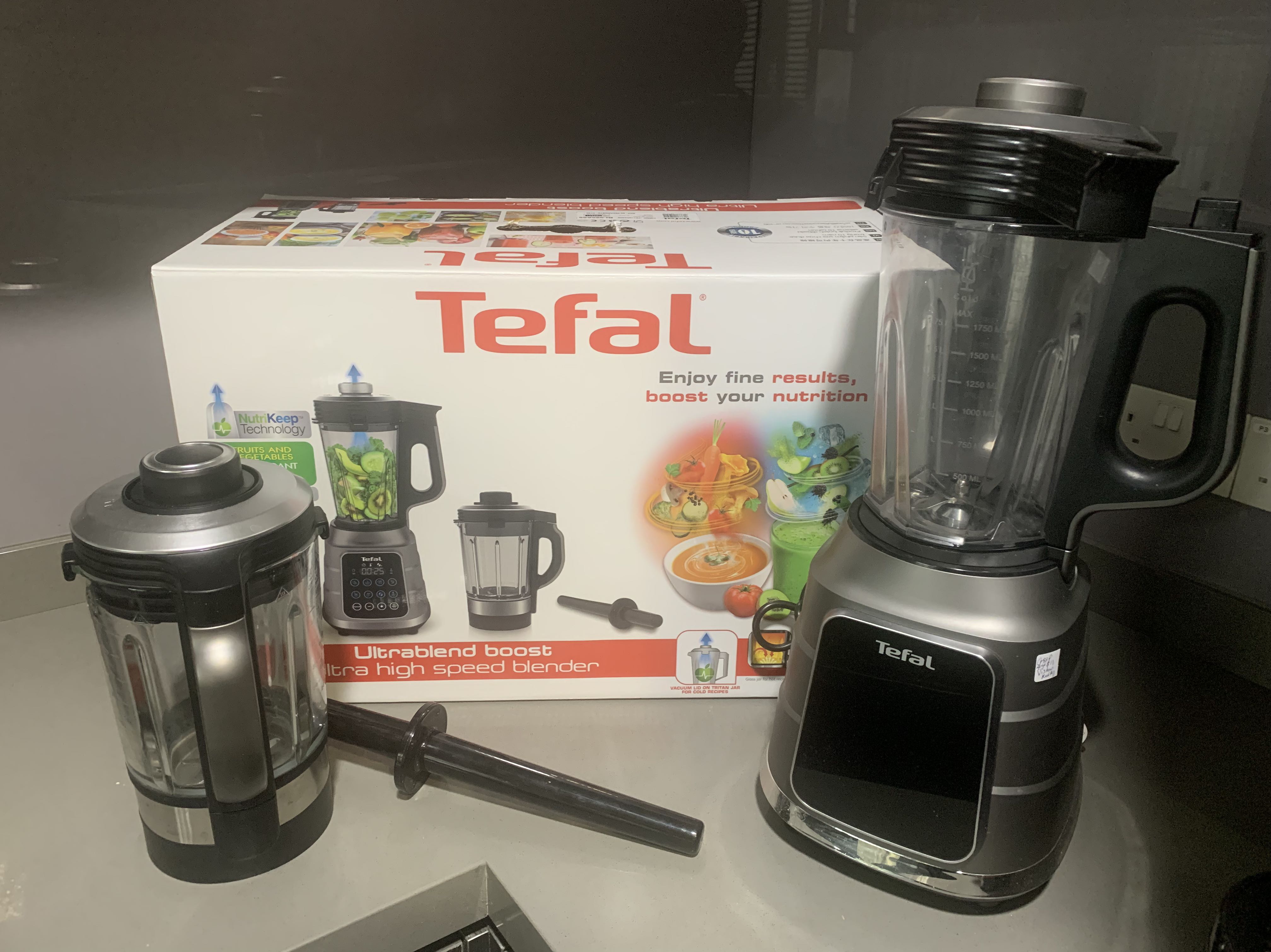 Tefal BL985A High Speed Blender Vacuum, TV & Home Appliances, Kitchen