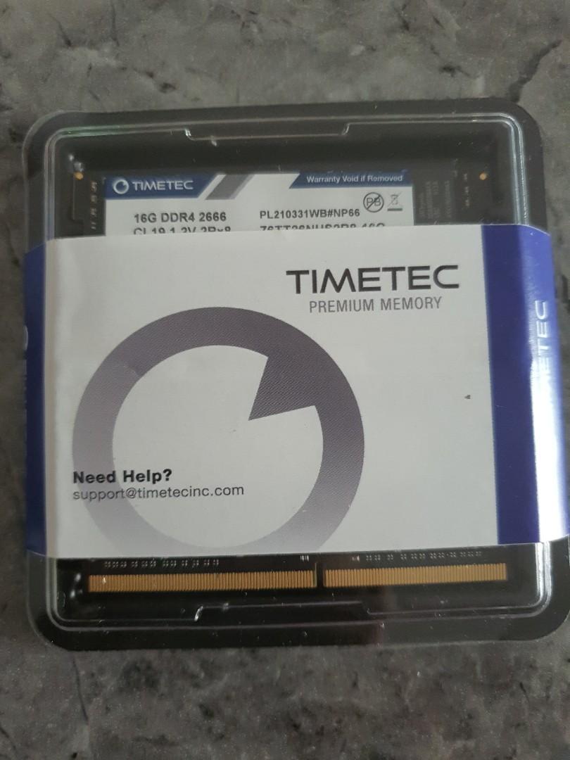 TIMETEC 32GB Kit (2 x 16GB) DDR4-2666 SODIMM -  - Memory of  Lifetime and Easy Upgrades